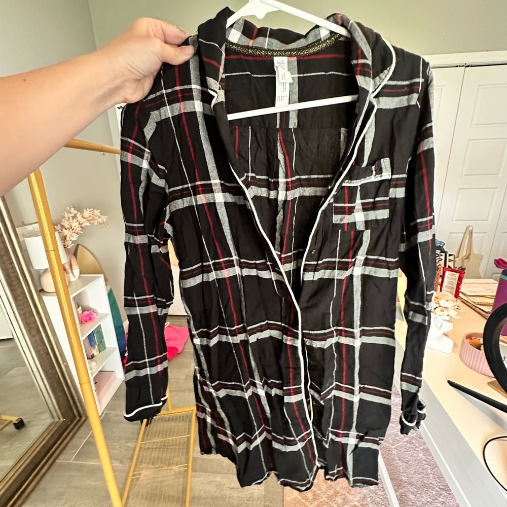 Long flannel